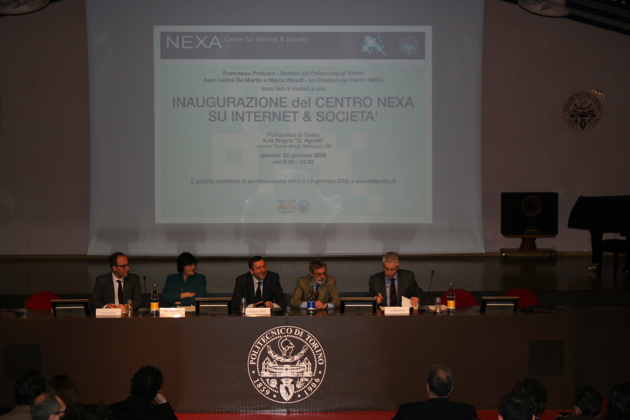Inaugurazione del Centro Nexa su Internet & Società