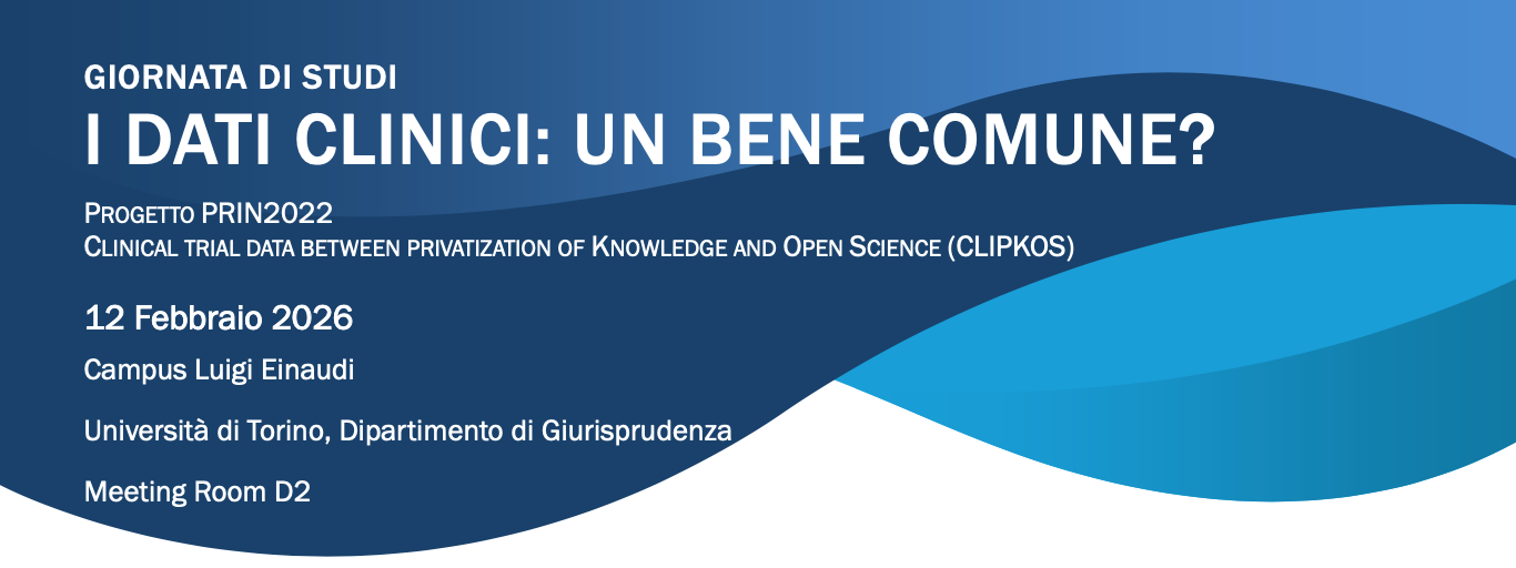 Convegno "I dati clinici: un bene comune?"